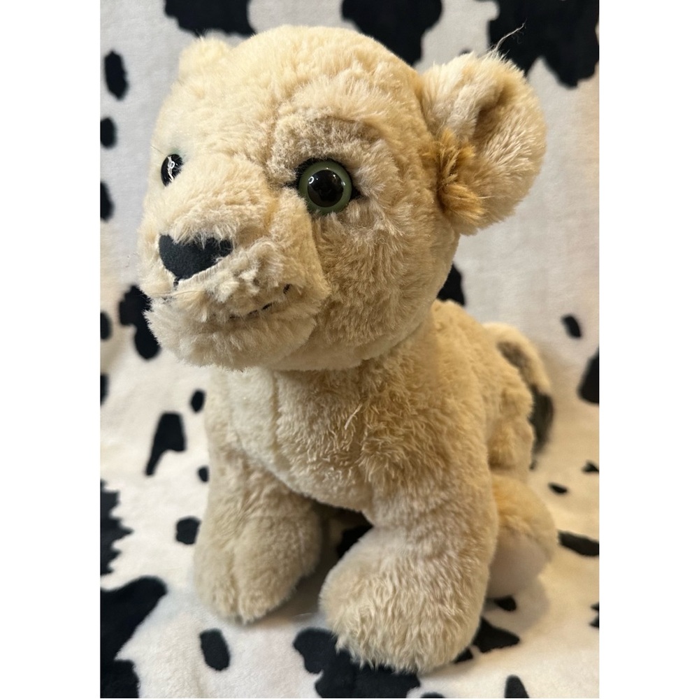 Build-A-Bear Disney The Lion King Nala Plush Stuffed Animal Tan‎ Cub Logo Paw
